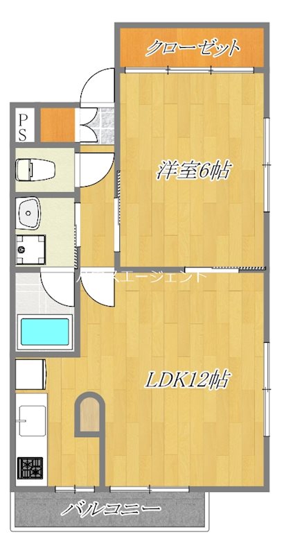 エアリエ西葛西 間取り図