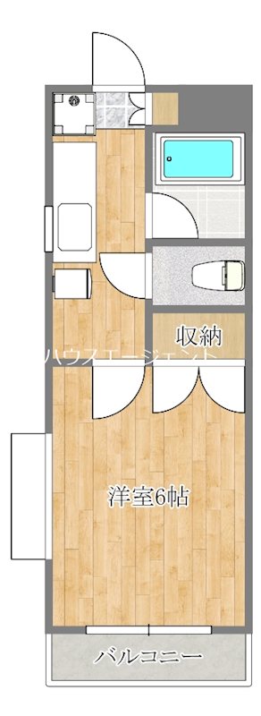 第６コーポマキ 306号室 間取り