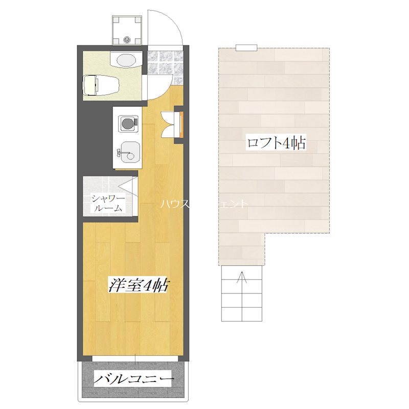 エクセル７ 727号室 間取り