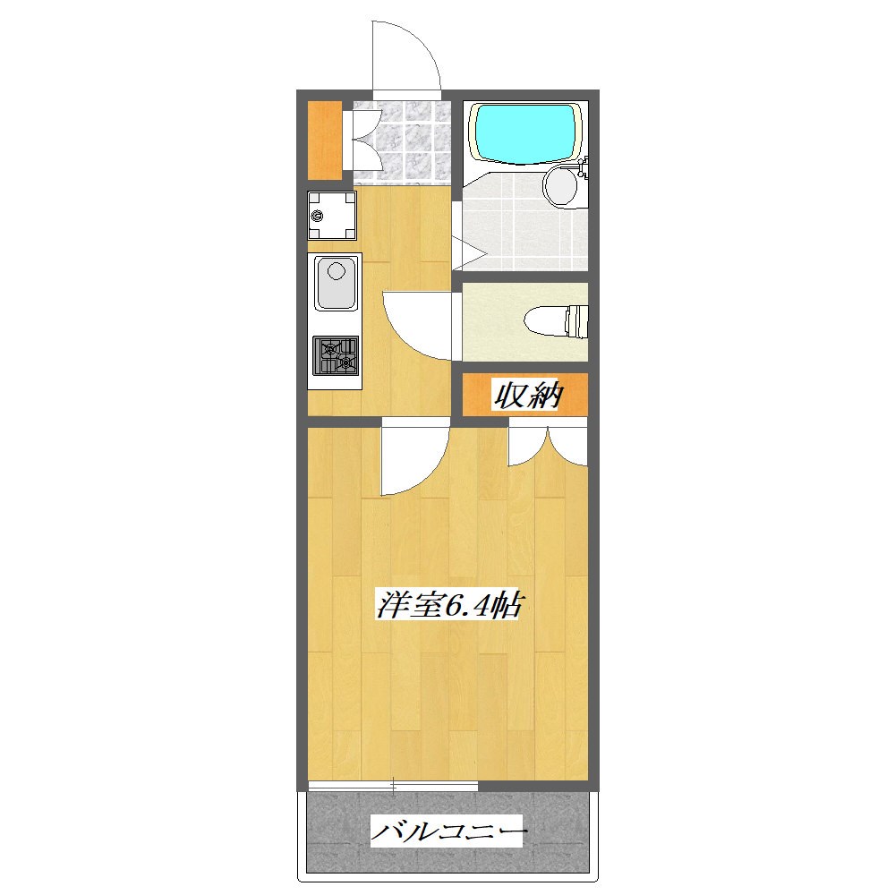 ラフィーネ北葛西 203号室 間取り
