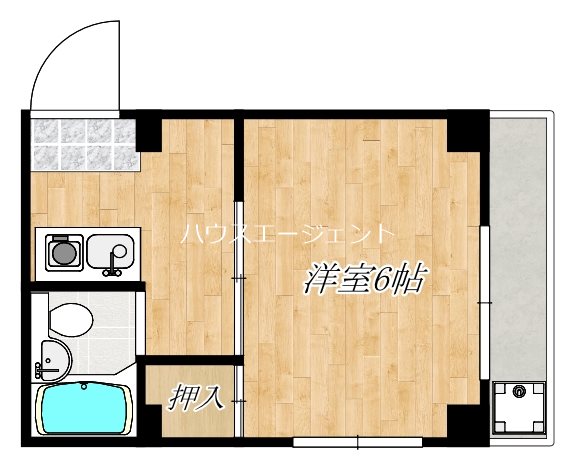 マンションミユキ 302号室 間取り