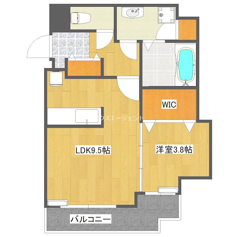 OZAREA葛西Ⅰ 406号室 間取り