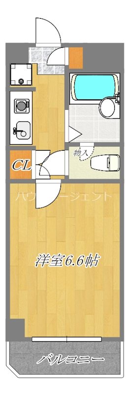 アセンズシティ２ 506号室 間取り
