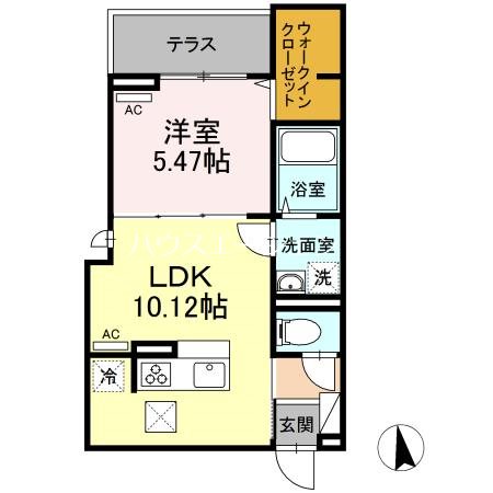 VICTOIRE 101号室 間取り