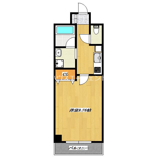 グッドフラットⅢ 207号室 間取り