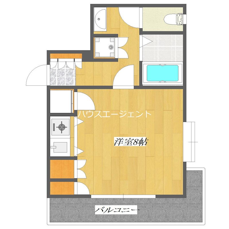 フォレストコート葛西 203号室 間取り