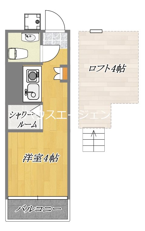 エクセル７ 間取り図