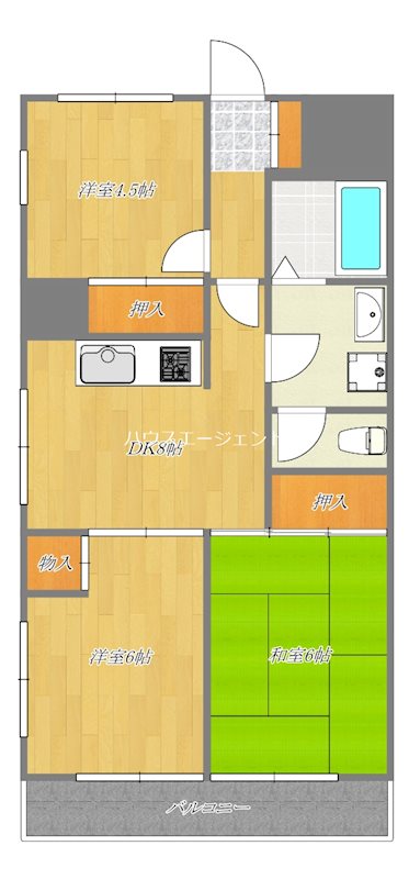 ＹＴパレス西葛西 205号室 間取り
