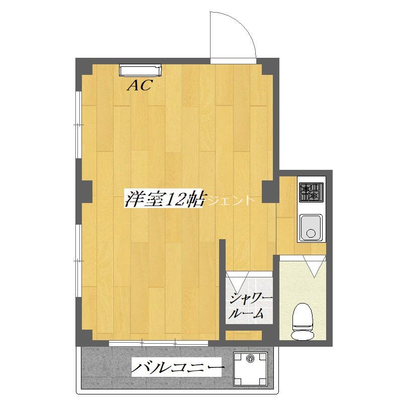 Ibis  301 ｔ号室 間取り