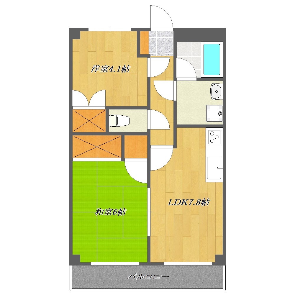 ベイ・ドルフィン 間取り図