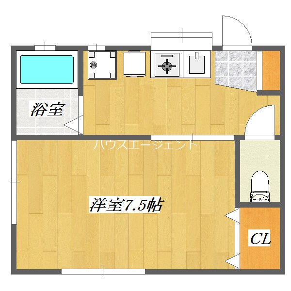 プルチーノ 102号室 間取り