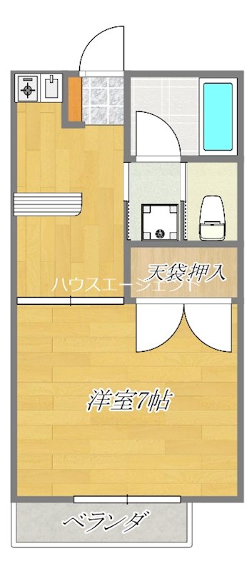 エクレールⅤ 205号室 間取り