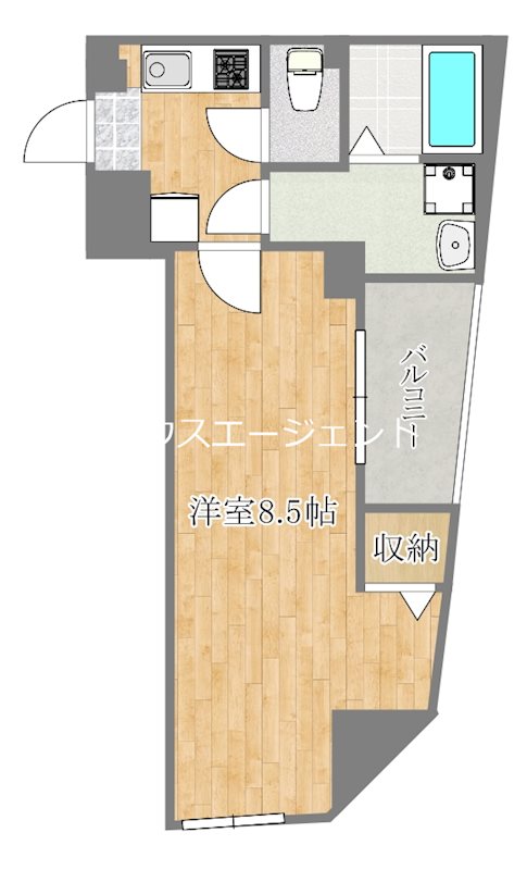 ブルックリンズ葛西 501号室 間取り