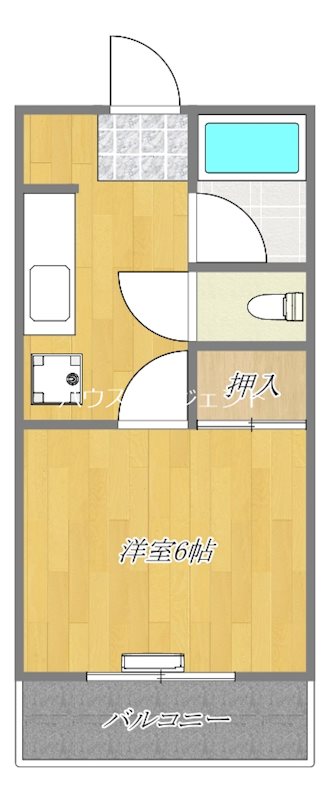 サンコナオマンション 212号室 間取り