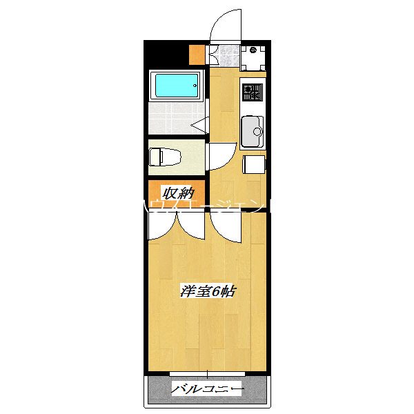 第６コーポマキ 間取り図