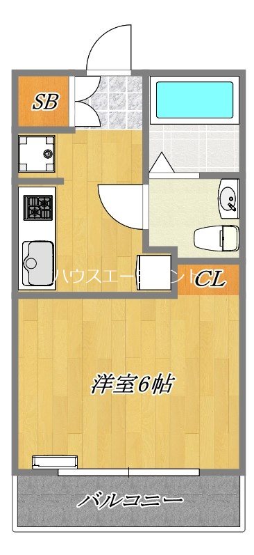 ピアフルールⅠ 間取り図