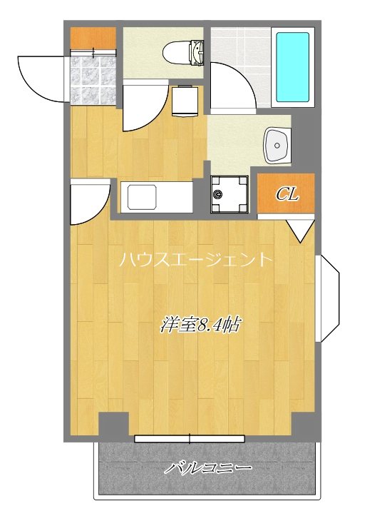 第8コーポマキ 間取り図