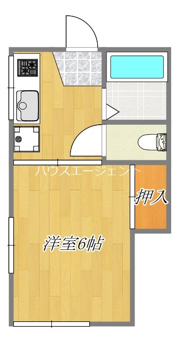 コーポタナカ 202号室 間取り