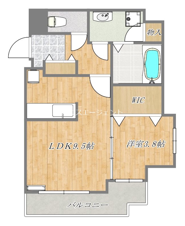 OZAREA葛西Ⅰ 間取り図