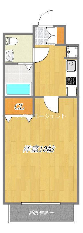 ブルーメ 202号室 間取り