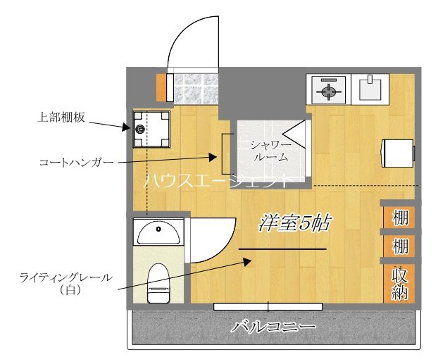 ニットーコーポ 403号室 間取り