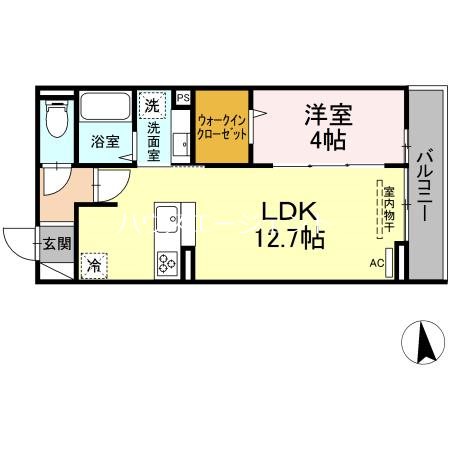セレスティア東葛西Ⅱ 308号室 間取り
