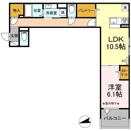 セレスティア東葛西Ⅰ 307号室 間取り