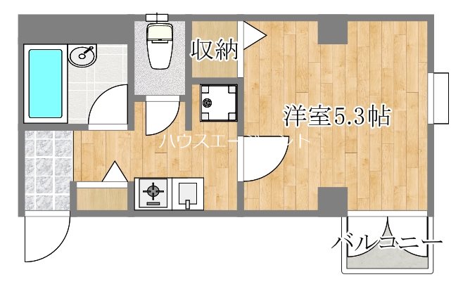 ソル・レヴェンテ 302号室 間取り