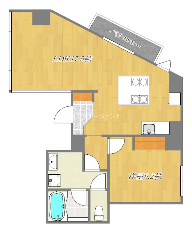 オルハレⅠ 間取り図