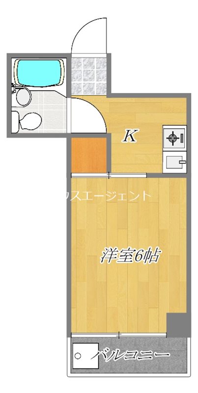 東陽レンタカービル 507号室 間取り