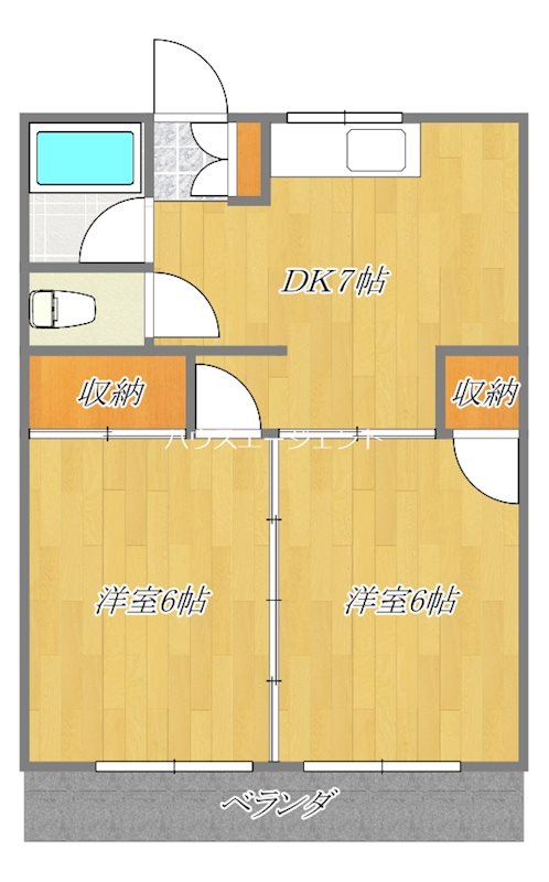 コーポ昭喜 101号室 間取り