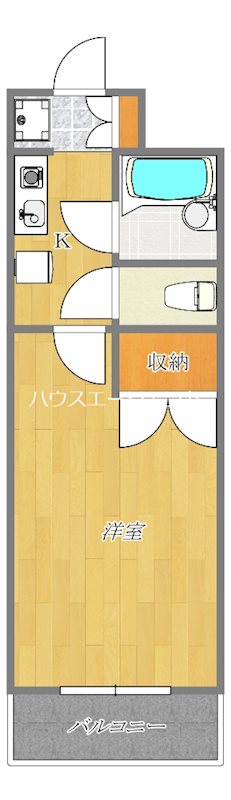 シティパレス南葛西 502号室 間取り