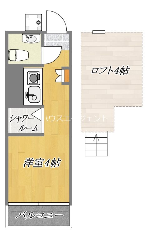 エクセル６ 602号室 間取り