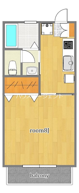 第六ハイツヤマヤ 間取り図