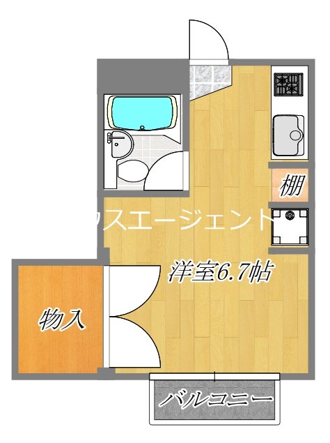 ガーデンハイム 210号室 間取り