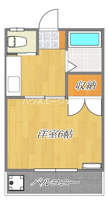 第3サクラコーポ（空室募集） 102号室 間取り
