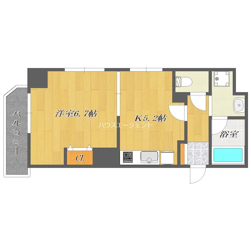 Ｔ&rsquo;s Garden葛西 307号室 間取り