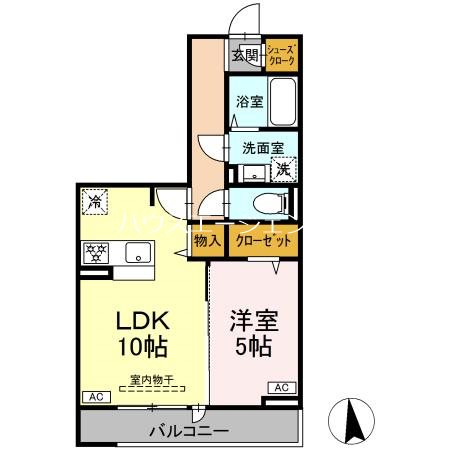 グラナーデ東葛西 206号室 間取り