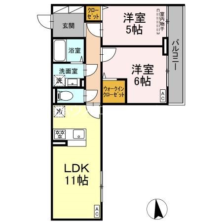 グラナーデ東葛西 301号室 間取り