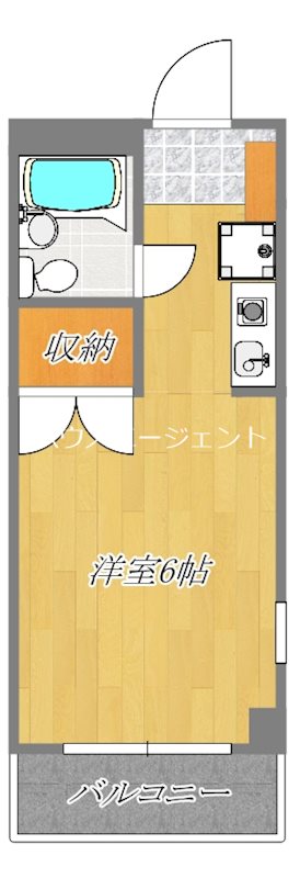 エスクロープラザ 306号室 間取り