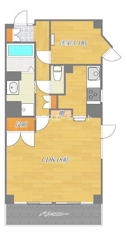 KIRAKU２ 間取り図