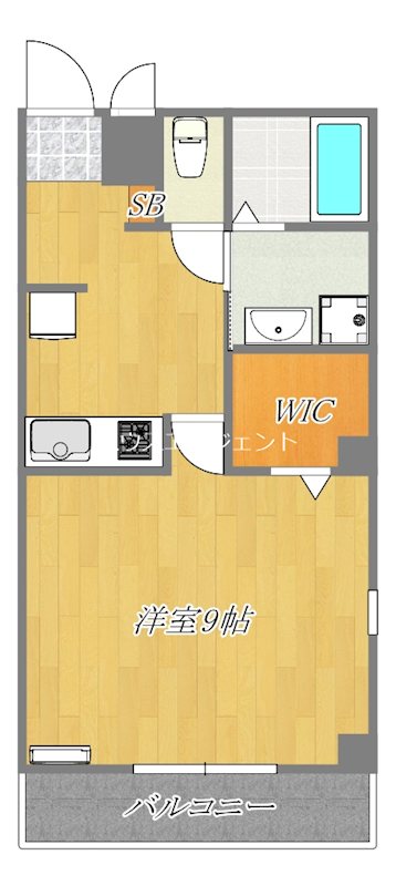 ルージェ東葛西 301号室 間取り