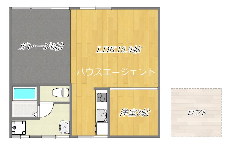 ChangeUP北葛西 1号室 間取り