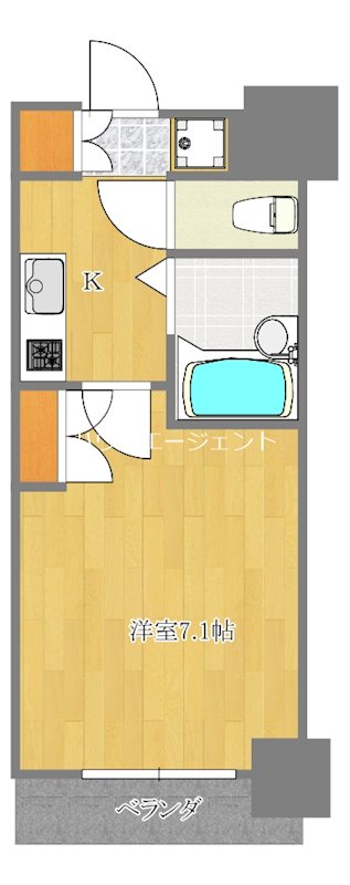 ミューズ中葛西 602号室 間取り