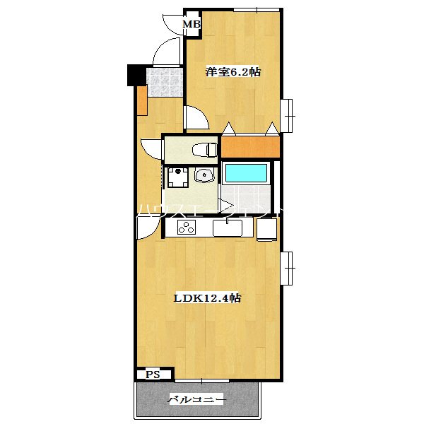 コスモリード葛西 401号室 間取り