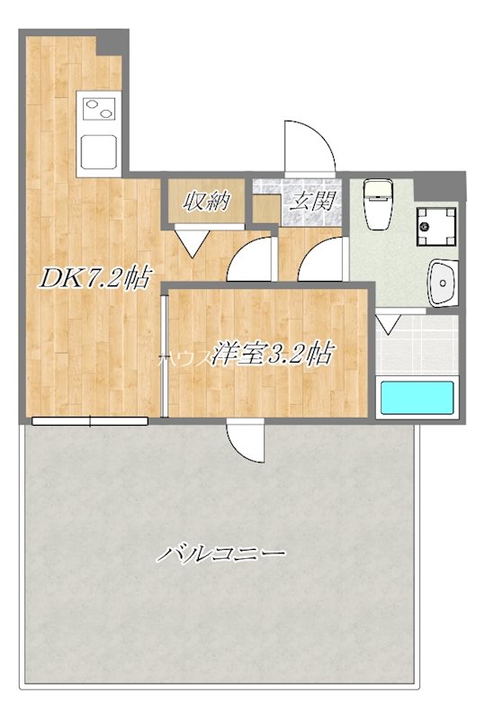 アルティザ葛西 302号室 間取り
