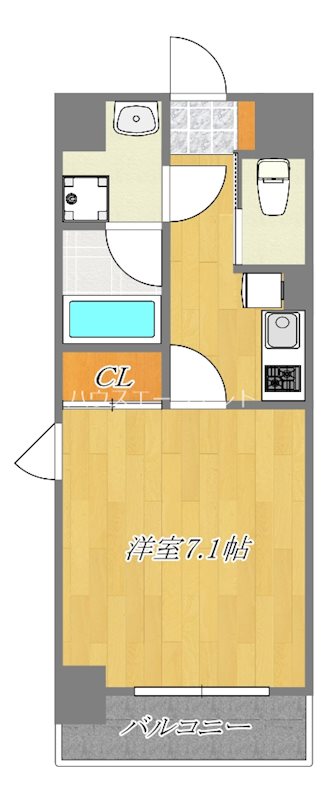 トランスパレント 703号室 間取り