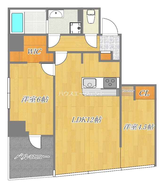 Residence新川橋 201号室 間取り