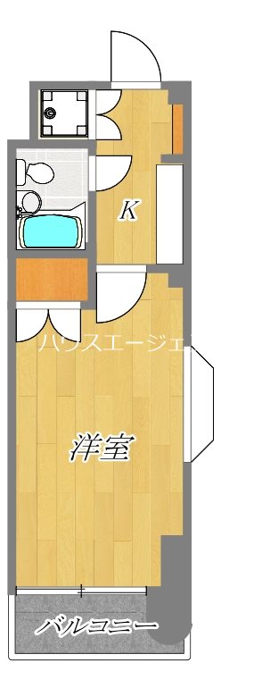 KFコーポ 203号室 間取り