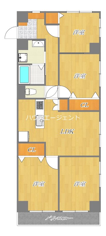 ファミール西葛西 501号室 間取り